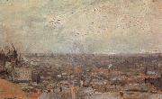 Vincent Van Gogh View of Paris From Montmatre painting